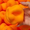 Handmade Squishy Crunchy Sensory Blocks Filled Fidget Creative Orange Squeeze Toy  Kid Adults
