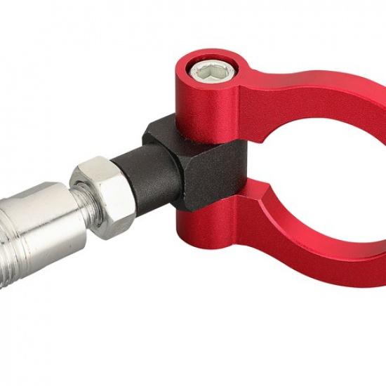 Red Heavy Duty Folding Ring Tow Hook For 2014- Chevrolet C7 & C8 Corvette GM