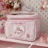 Новая милая косметичка для девочки, портативная сумка для хранения большой вместимости
