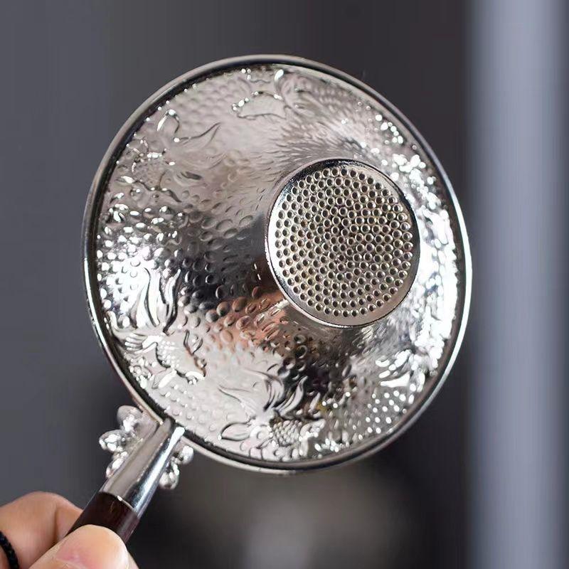 Металлическое сетчатое ситечко для чая, фильтр-сито из нержавеющей стали, чайная посуда, кружевной слив для чая, полезные заварочные устройства для чая, кухонные аксессуары