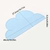 Silicone Pet Food Mat Cloud Shape Dog Cat Bowl Mat Anti-Slip Waterproof Pet Feeding Mat Placemat