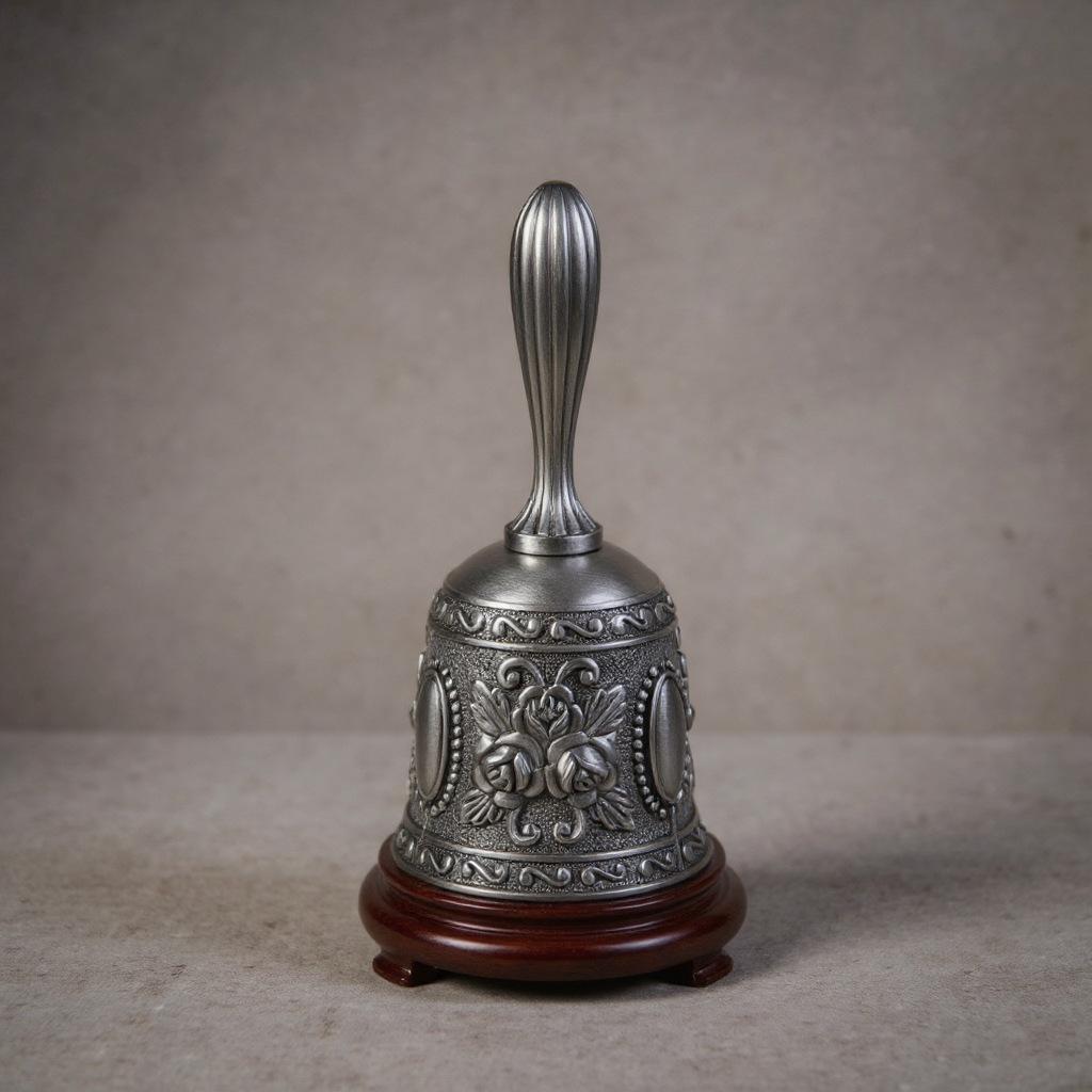 1 Pc Top Goods, Hand-ringing Bells, Retro Copper Bells, Serving Food, Lingdang Metal, Elderly Bells, Class Bells, Early Education Bells