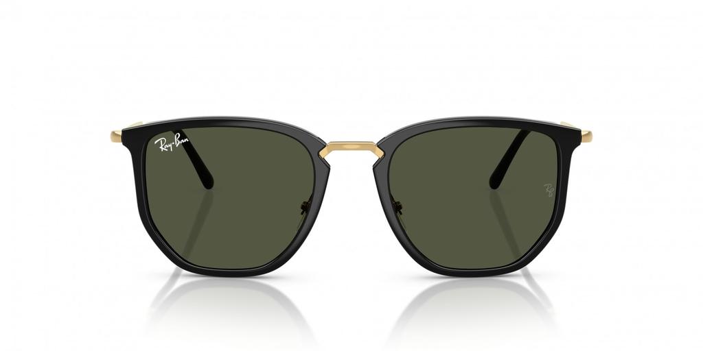 Солнцезащитные очки 0RB4451 BLACK GREEN 63063153 Поляризационные [Ray-Ban] (Черный/Зеленый)
