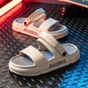 Модные НОВЫЕ летние мужские шлепанцы Брендовые мужские и женские тапочки Домашние оригинальные сандалии унисекс Повседневная обувь Шлепанцы из ЭВА Пляжные женские сандалии