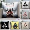 A-Assassin's Creed Игровой Чехол на Подушку Плюшевая Ткань Мягкий Двусторонний Печатный Диван Теплый Зимний Дом Детский Подарок Наволочка
