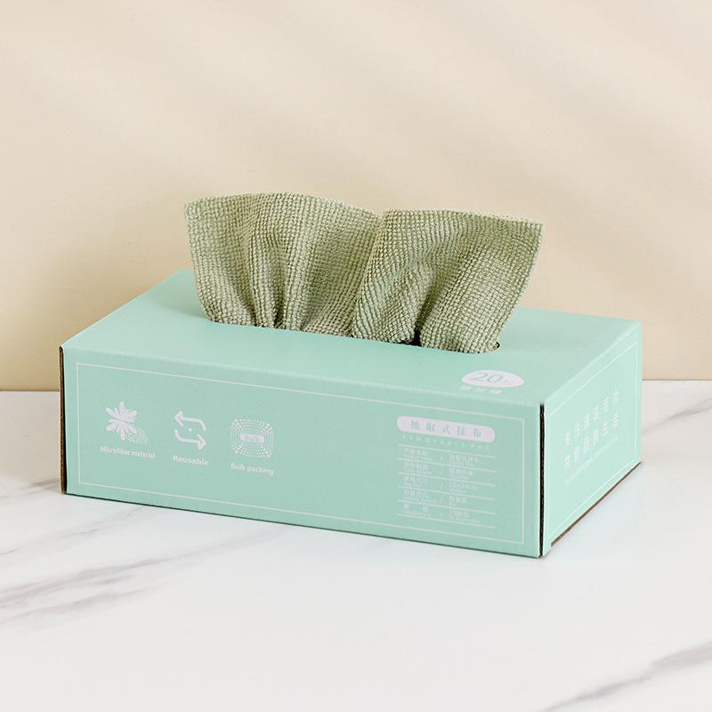 Super Soft Microfiber Cleaning Cloths - Highly Absorbent Reusable Dish Towels Quick-Dry Pull-out Dish Multipurpose Kitchen Towels