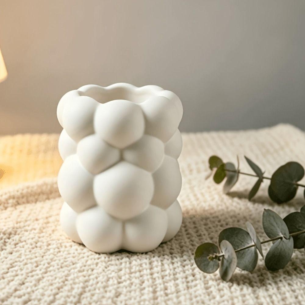 Cloud-shaped Pencil Holder 3D Printed Makeup Brush Storage Desktop Organizer Office Desktop