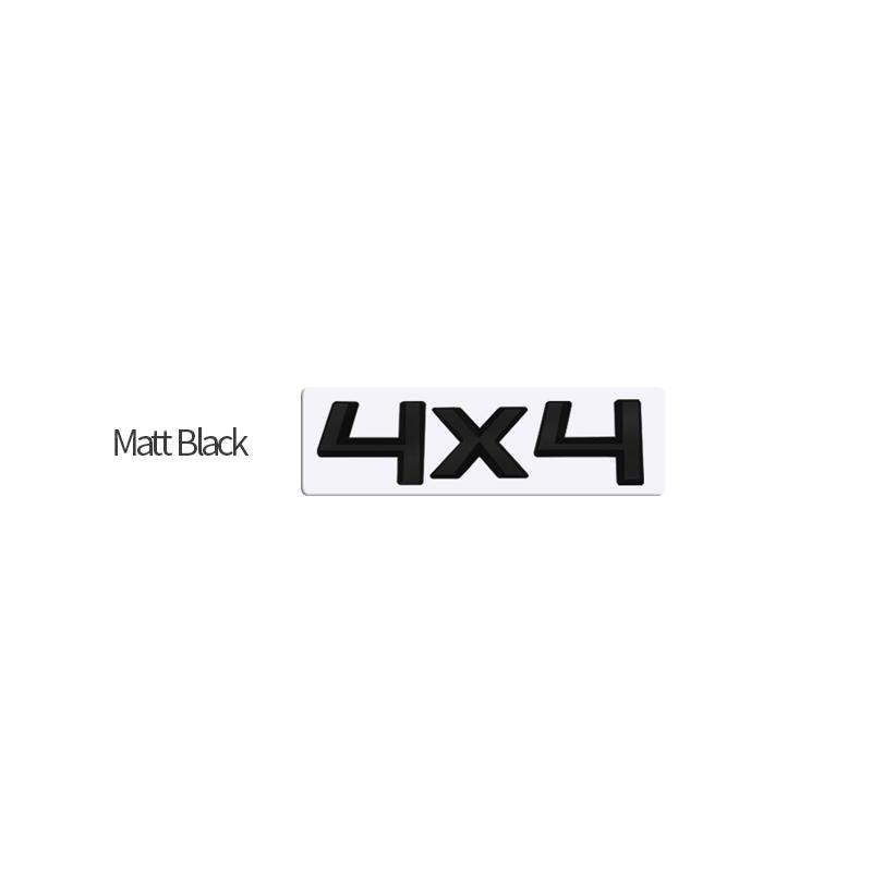 JBIW9 MetaL 3D Badge Logo Car Rear Trunk Body Sticker Letter Emblem For Skoda KODIAQ 4X4 Accessories Glossy Black Matte black