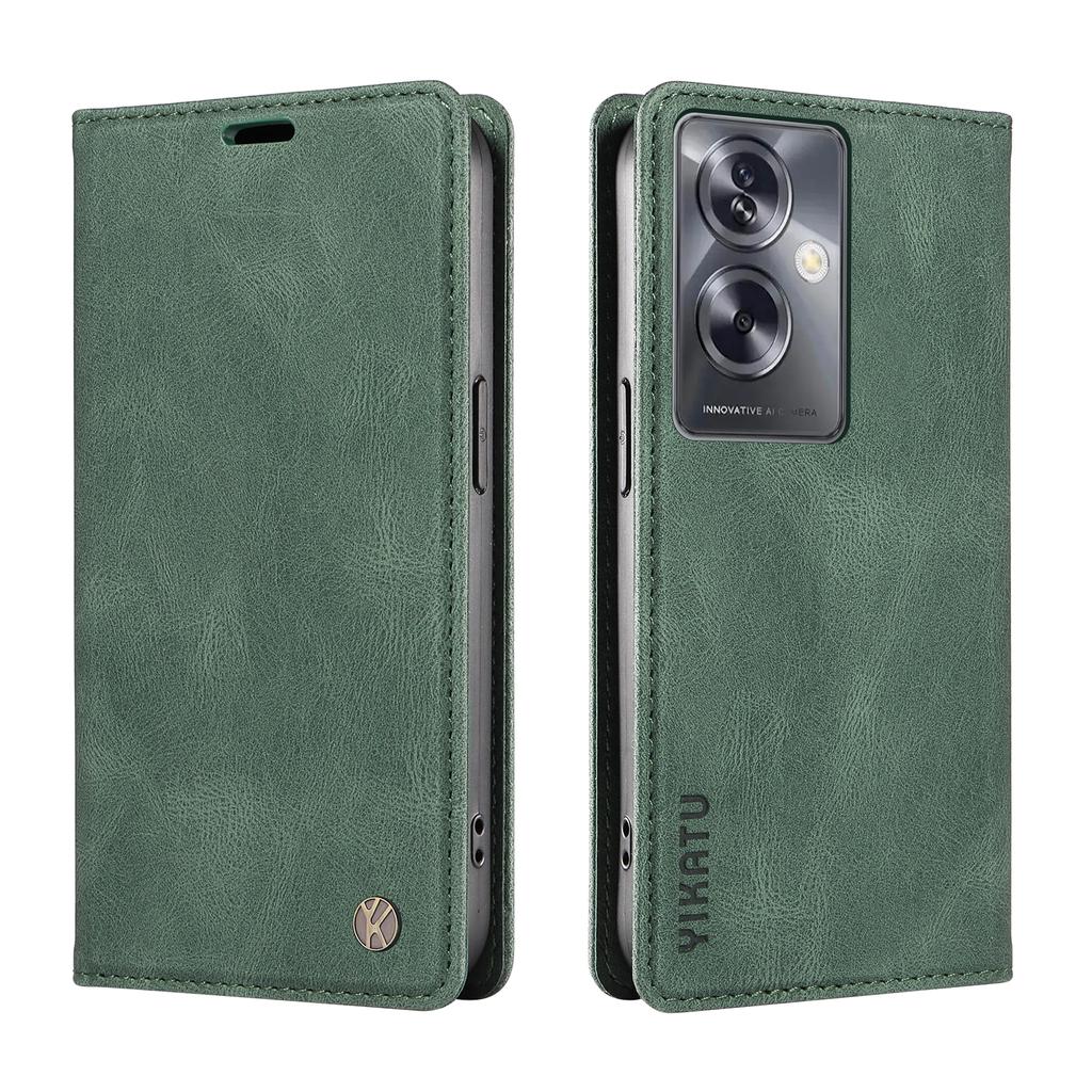 Nubuck PU Leather Fully Matte TPU Card Slots Wallet Phone Case for Oppo A15,A16,A17,A55,A72,A73,A74,A58,A38,A78,A79,Realme C12,C15,C21,C30,C33,C55...