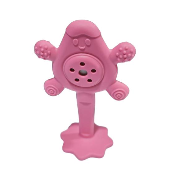 Детская погремушка, игрушка для прорезывания зубов, погремушка из пищевого силикона для младенцев, удобная для захвата, чистая, развивает моторику, развивает сенсорные навыки у малышей