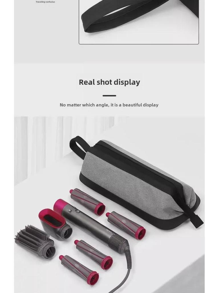 Дорожная сумка для хранения фена и выпрямителя для волос Dyson с защитным чехлом