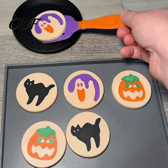 Interactive Holiday Toys 3D Printed Halloween Cookie Toy, Simulated Bakery Food Playset for Kids Sensory Experience Learning Pretend Play And Seasonal