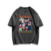 Тяжелый хлопок Уличная мультяшная футболка с коротким рукавом Dragon Ball Парная одежда Летний мужской и женский повседневный свободный топ