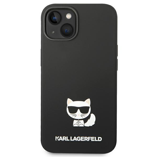 Etui do iPhone 14 Plus Karl Lagerfeld Silicone Choupette Czarny