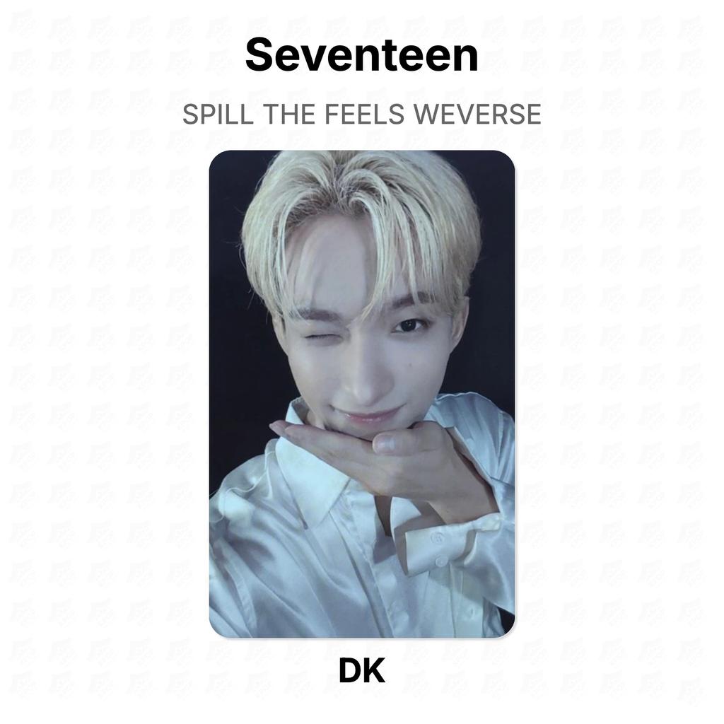 Seventeen SPILL THE FEELS WEVERSE Официальная фотокарточка