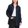 Рубашка джинсовая однотонная с длинным рукавом Levis, женская, темно-синяя A3372-0000