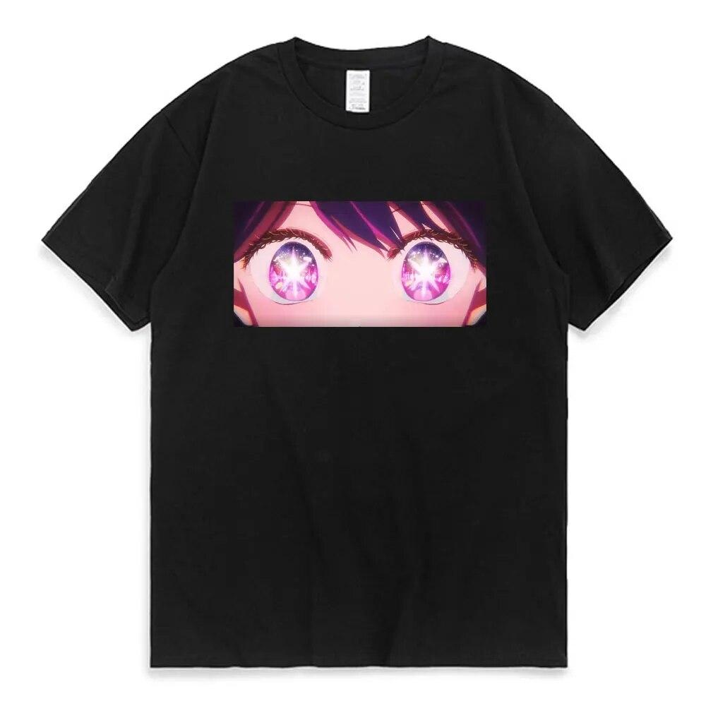 Аниме Oshi No Ko Cute Ai Hoshino Kawaii футболка женская унисекс Harajuku эстетическая графическая футболка женская унисексга одежда с героями мультфильмов Y2k