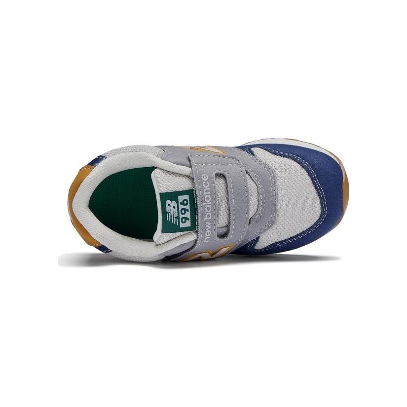 New Balance Nb 996 Mesh Cushioning Breathable Low Top Walking Shoes Baby Shoes Gray Blue IZ996JO3