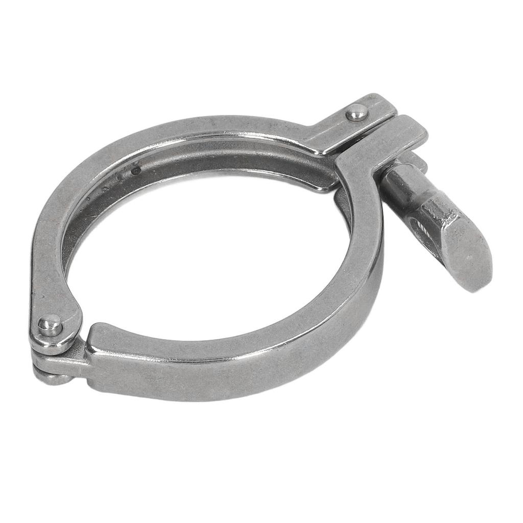 Sanitary Clamp 304 Stainless Steel Water Pipe Fixing Clamp Single Pin Heavy Duty Pipe Clip with