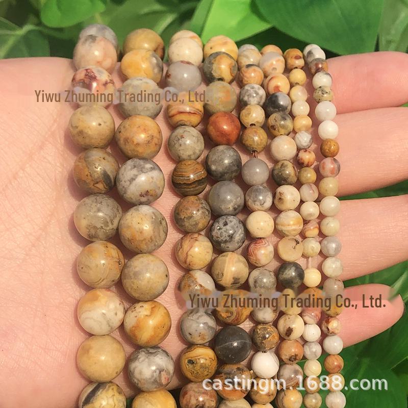 Бусины Zhuming Natural Tiger Eye & Blue Turquoise Loose для самодельных украшений - Материал для плетения браслетов и ожерелий