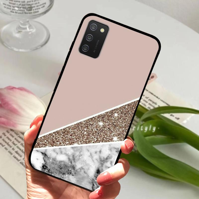 Чехол для Samsung Galaxy A02s A02 Животные Ударопрочный Мягкий Силикон ТПУ Чехол для Телефона Для Samsung Galaxy A03 Coque A03S Бампер Fundas
