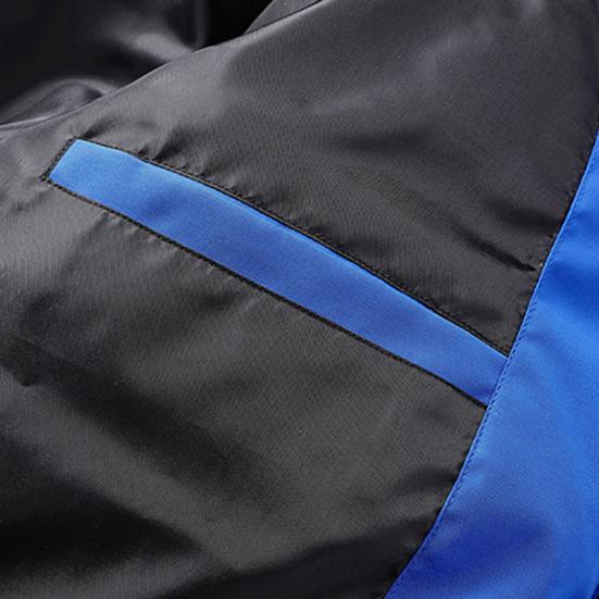 Мужское хлопковое пальто с воротником-стойкой, длинными рукавами, застегивающееся на молнию, утолщенная хлопковая куртка с боковыми карманами, однотонное утолщенное зимнее стеганое пальто