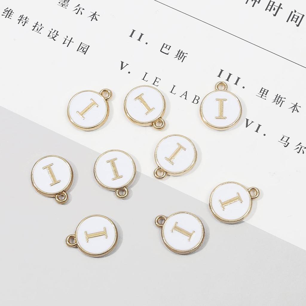 10 шт., металлическая эмаль, английские буквы, подвески, подвеска для самостоятельного изготовления ювелирных изделий, ожерелье, браслет, аксессуары