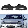Carbon Fiber Pattern Rearview Mirror Cover for Opel Vauxhall Astra H