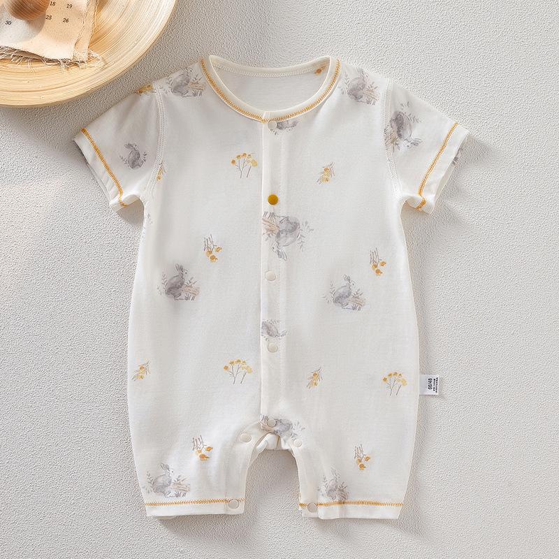 Летний унисекс хлопковый боди с коротким рукавом Summer Infant