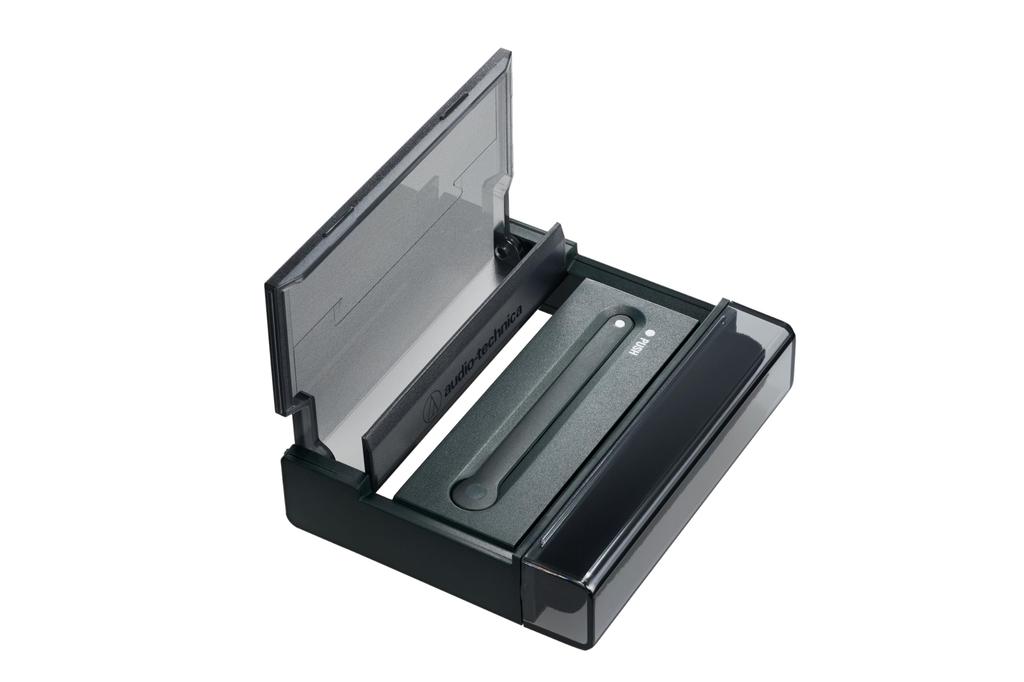 Очиститель пластинок AT6028 3 в 1 Инструмент для обслуживания Подставка для чехла пластинки Очиститель иглы пластинки Устранитель статического электричества Пыль Audio-Technica [Запись и удаление]