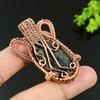 Natural Tiger Eye Gemstone Handmade Copper Wire Wrap Gift Pendant 2.17 C2D38