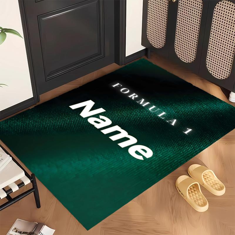 F1 (32) Personalized name Office Carpet Stylish Decor for Living Room Bedroom Kitchen