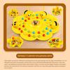 Magnetic Bee Bean Picking Game with Headband Color Cognition Kids Parents