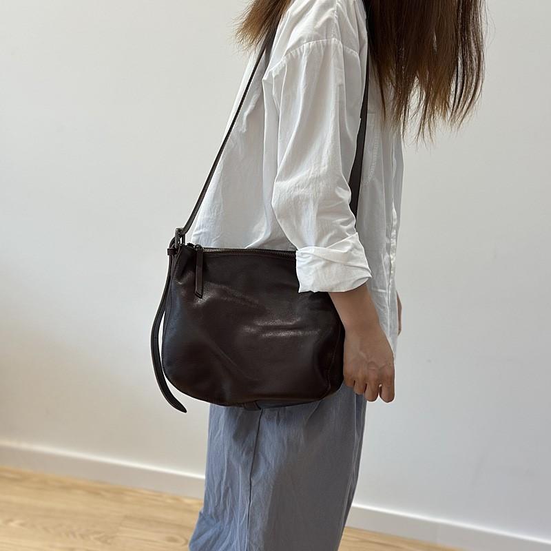 Johnature Простые женские сумки через плечо из натуральной кожи, мягкая коровья кожа, однотонные, универсальные сумки кроссбоди