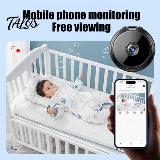 Easy Setup Home Monitoring System A9 Smart Security Camera, 1080P Wireless WiFi Indoor Cam with Night Mini Surveillance Camera Vision, Two-Way Audio,