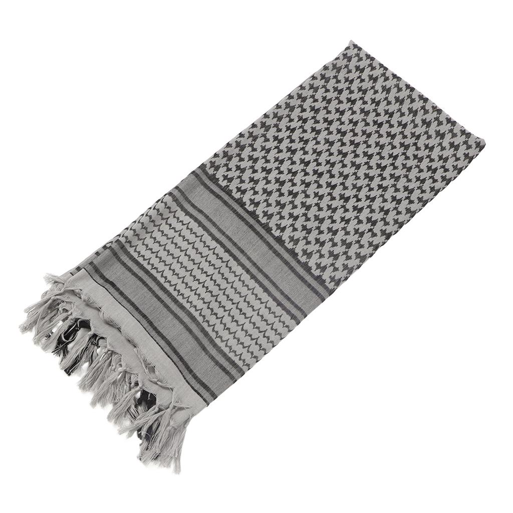 Desert Scarf Wrap Thickened Cotton Soft Comfortable Simple Versatile Warm Scarf for Cold Days Gray