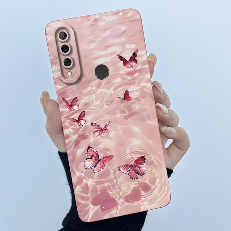 Чехол Для Huawei Y9s Y9 Prime 2019 Простота цветок Жидкость Мягкий Силикон ТПУ Защитная Задняя Крышка Для Huawei Y9 Prime 2019 Capa