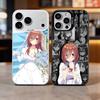 M-Мику N-Накано Цветной Серебристый Задний Чехол Для Телефона Для IPhone 17 16 15 14 13 12 11 Plus Pro Max Plus