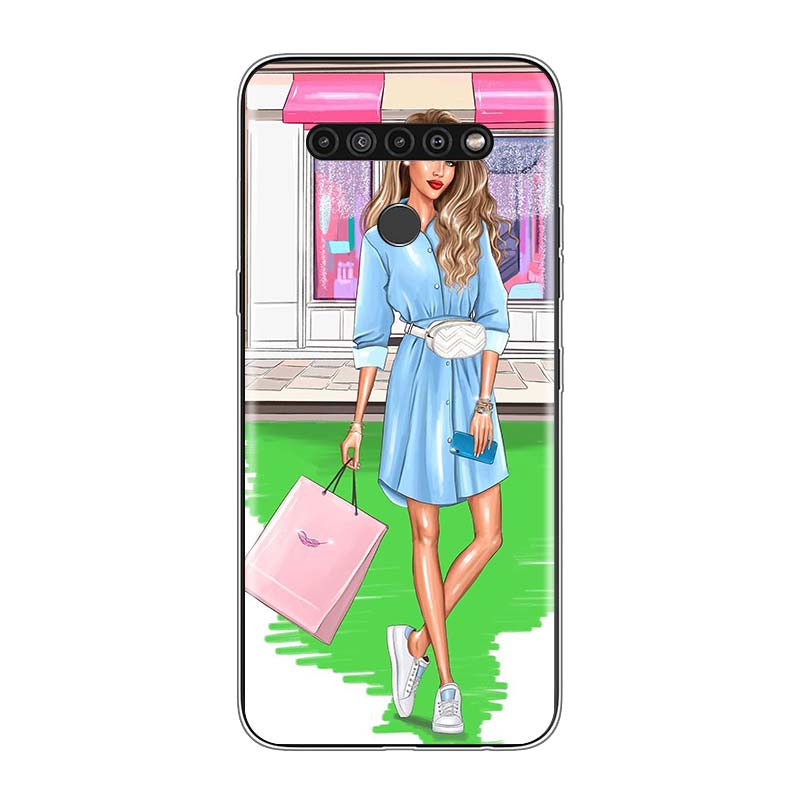 Girl Boy Fashion Baby For LG V60 V50S V50 G8X G8S G8 G7 ThinQ 5G K61 K51S K41S K30 K20 Q60 Q9 Soft Phone Case