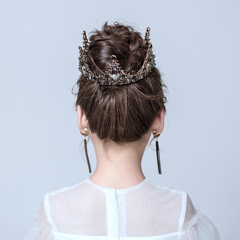 1 шт. Корона для украшения торта, украшения для выпечки, мини-корона, пластиковый топпер для торта, хрустальная жемчужная тиара, детские украшения для волос, украшения для торта