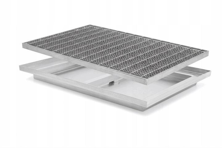 Polentex Aluminum Rubber Doormat: 80X50, 17Mm With Frame