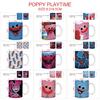 Керамическая кружка с принтом Poppy Playtime, мультяшный аниме-персонаж, чашка для воды и чая