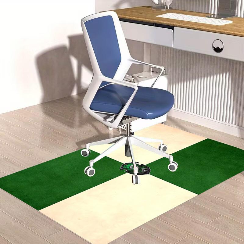 1pc Office Carpet Chair Mats Slytherin Crest Wallpaper Perfect for Office Chairs, Living Rooms, Or Bedrooms,Polyester Carpet.HDT204