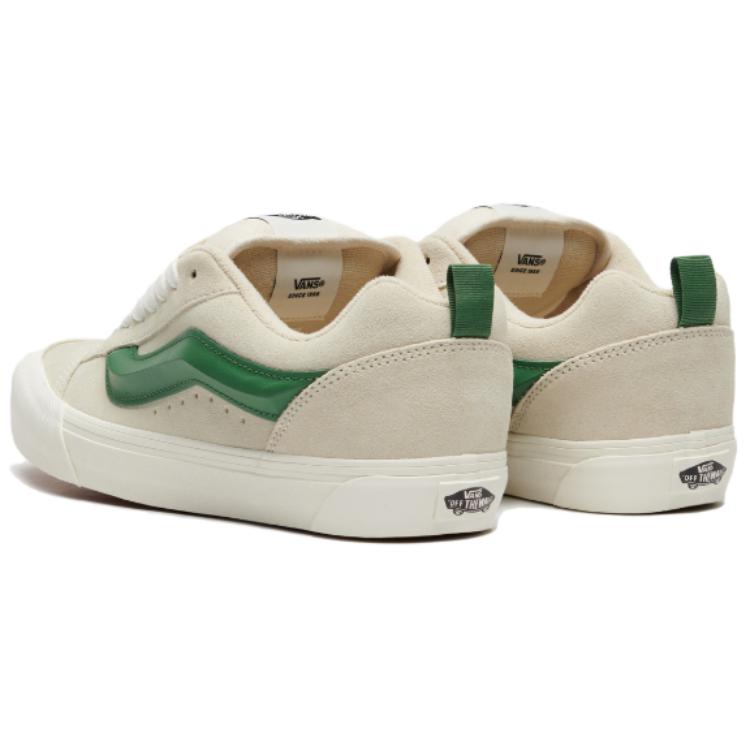 Vans Knu-Skool Винтажная замша - Белые Зеленые Унисекс Кроссовки Кремовый Мульти VN000D6CWTM