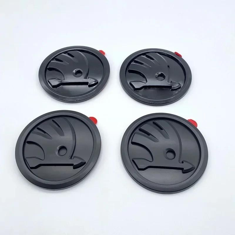 2025 Новый 100 мм ABS Автомобильная Передняя Эмблема Задний Значок Багажника Наклейка для Skoda Fabia 1 2 A7 Octavia RS Superb Rapid Yeti Karoq Авто Аксессуары