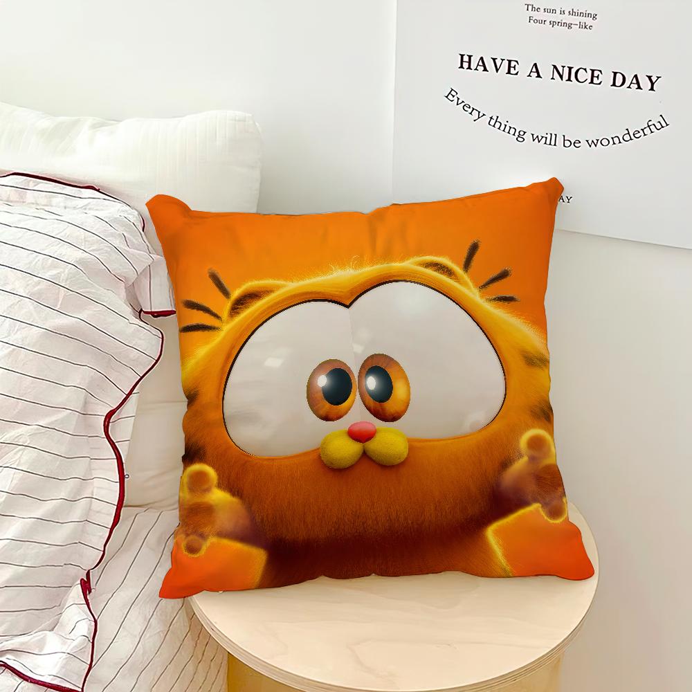 The Cushion Cover Comfortable Soft Pillow Case For Sofa Cute Living Room Home G-Garfields Cartoon Office Decor Protective Covers