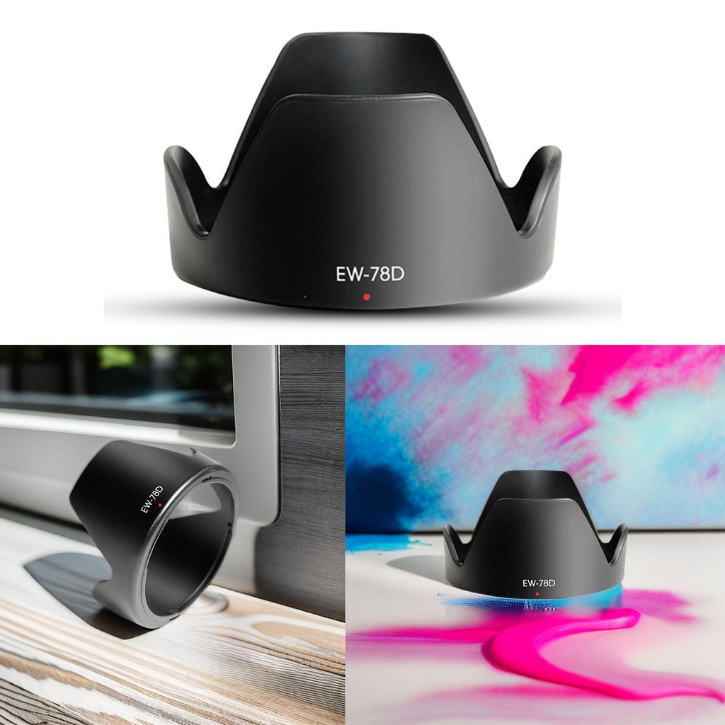 EW-78D EW78D 72mm Metal Bayonet Mount Lens Hood Cover for 70D 80D 60D 760D EF 28-200mm EF-S 18-200mm Camera Lenses