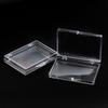 Полка для хранения ногтей, прозрачная квадратная откидная коробка, контейнер для демонстрации типсов, органайзер для накладных ногтей