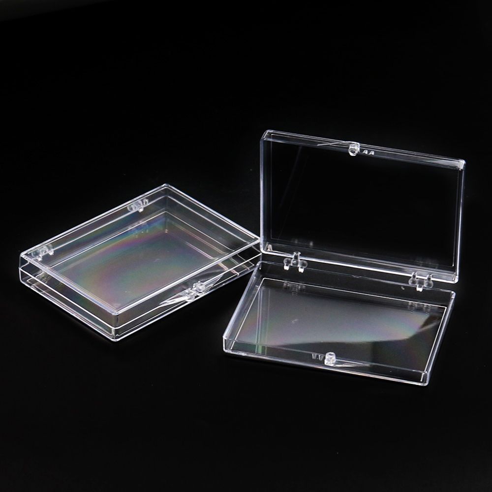 Полка для хранения ногтей, прозрачная квадратная откидная коробка, контейнер для демонстрации типсов, органайзер для накладных ногтей