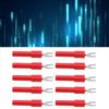 10pcs 4mm Fork Spade Wire Connectors U Type Electrical Crimp Terminal for Testing Multimeter
